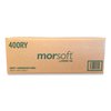Morcon Tissue Hardwound Paper Towels, 1 Ply, Continuous Roll Sheets, 800 ft, Kraft, 6 PK 400RY